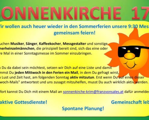 thumbnail of Sonnenkirche – Plakat